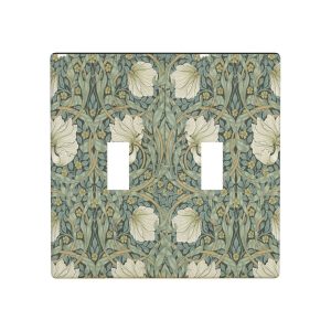 1Pcs Vintage Green Floral Wall Plates decorative light switch cover plate Light Switch Cover Plate Decorative Wall Plate outlet covers wall plate