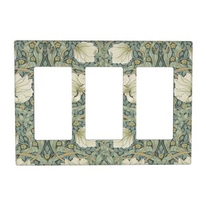 1Pcs Vintage Green Floral Wall Plates decorative light switch cover plate Light Switch Cover Plate Decorative Wall Plate outlet covers wall plate