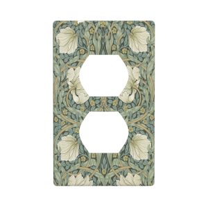 1Pcs Vintage Green Floral Wall Plates decorative light switch cover plate Light Switch Cover Plate Decorative Wall Plate outlet covers wall plate