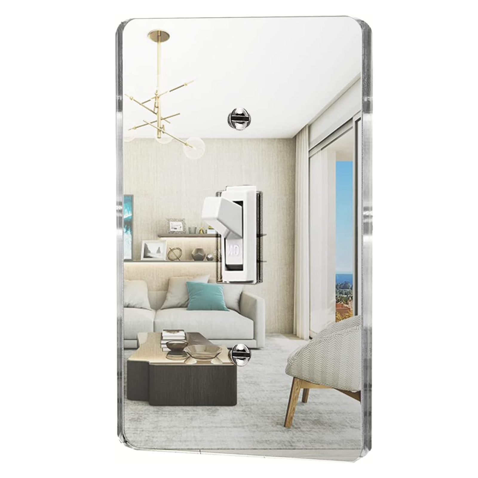 Mirror Outlet Covers Durable Light Switch Plates Acrylic Mirrored Wall Plate Decorative Wall Outlet Cover Wall Plates For Electrical Outlets