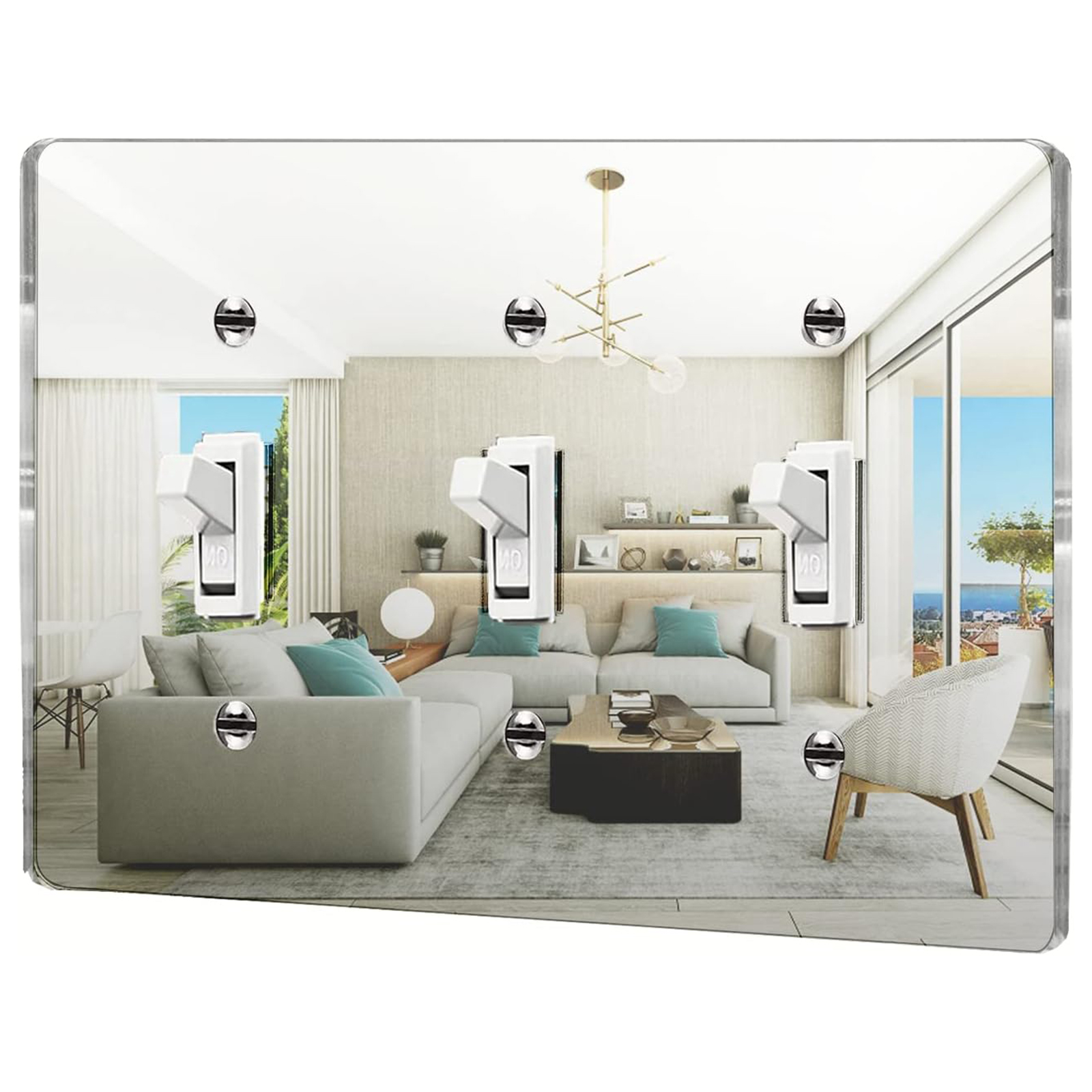Mirror Outlet Covers Durable Light Switch Plates Acrylic Mirrored Wall Plate Decorative Wall Outlet Cover Wall Plates For Electrical Outlets