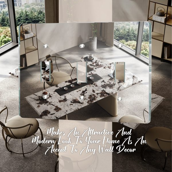 Mirror Outlet Covers Durable Light Switch Plates Acrylic Mirrored Wall Plate Decorative Wall Outlet Cover Wall Plates For Electrical Outlets - Image 2