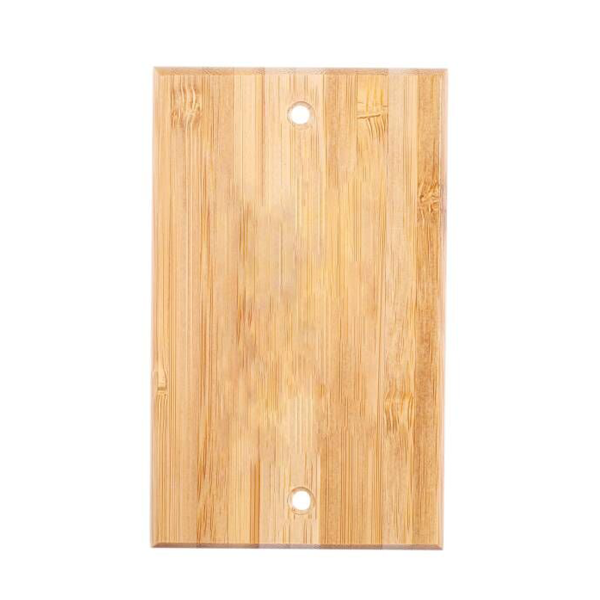 Solid Wood Double hole Outlet Light Switch Plat Bamboo Light Switch Cover Quality Raw Wooden Decorative Bedroom Kitchen Home Decor