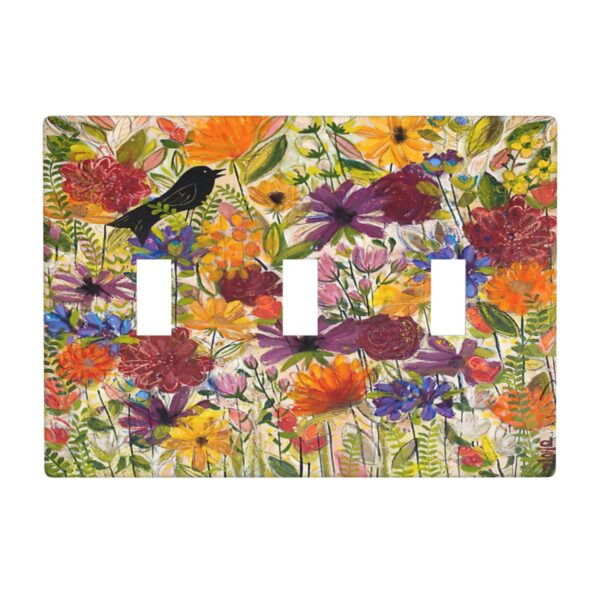 1Pcs Beautiful summer evening Wall Plates decorative light switch cover plate Light Switch Cover Plate Decorative Wall Plate outlet covers wall plate