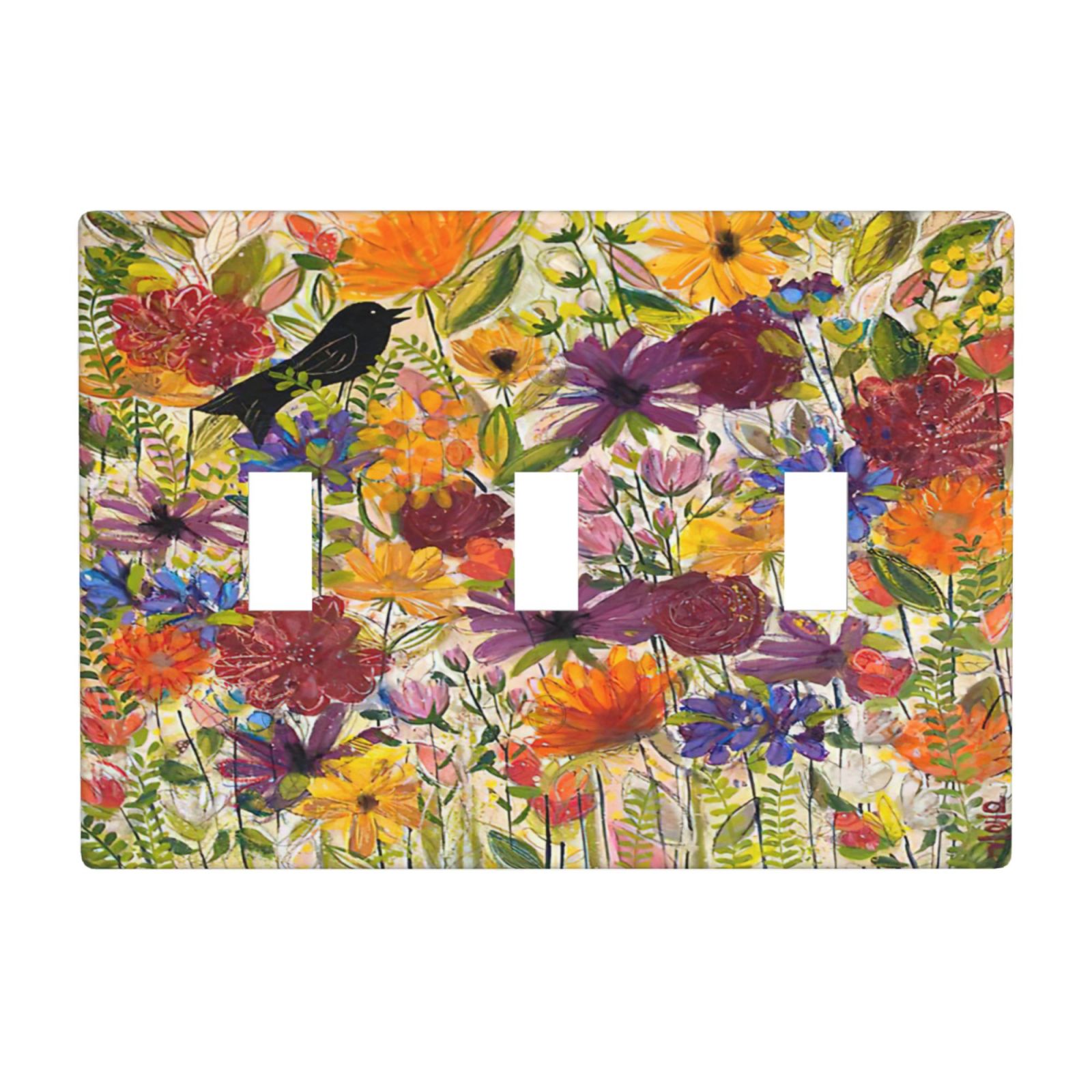1Pcs Beautiful summer evening Wall Plates decorative light switch cover plate Light Switch Cover Plate Decorative Wall Plate outlet covers wall plate