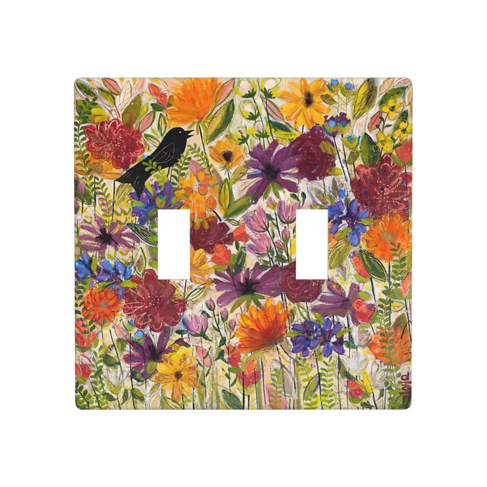 1Pcs Beautiful summer evening Wall Plates decorative light switch cover plate Light Switch Cover Plate Decorative Wall Plate outlet covers wall plate