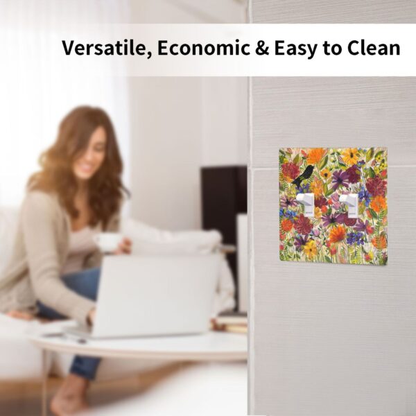 1Pcs Beautiful summer evening Wall Plates decorative light switch cover plate Light Switch Cover Plate Decorative Wall Plate outlet covers wall plate - Image 5