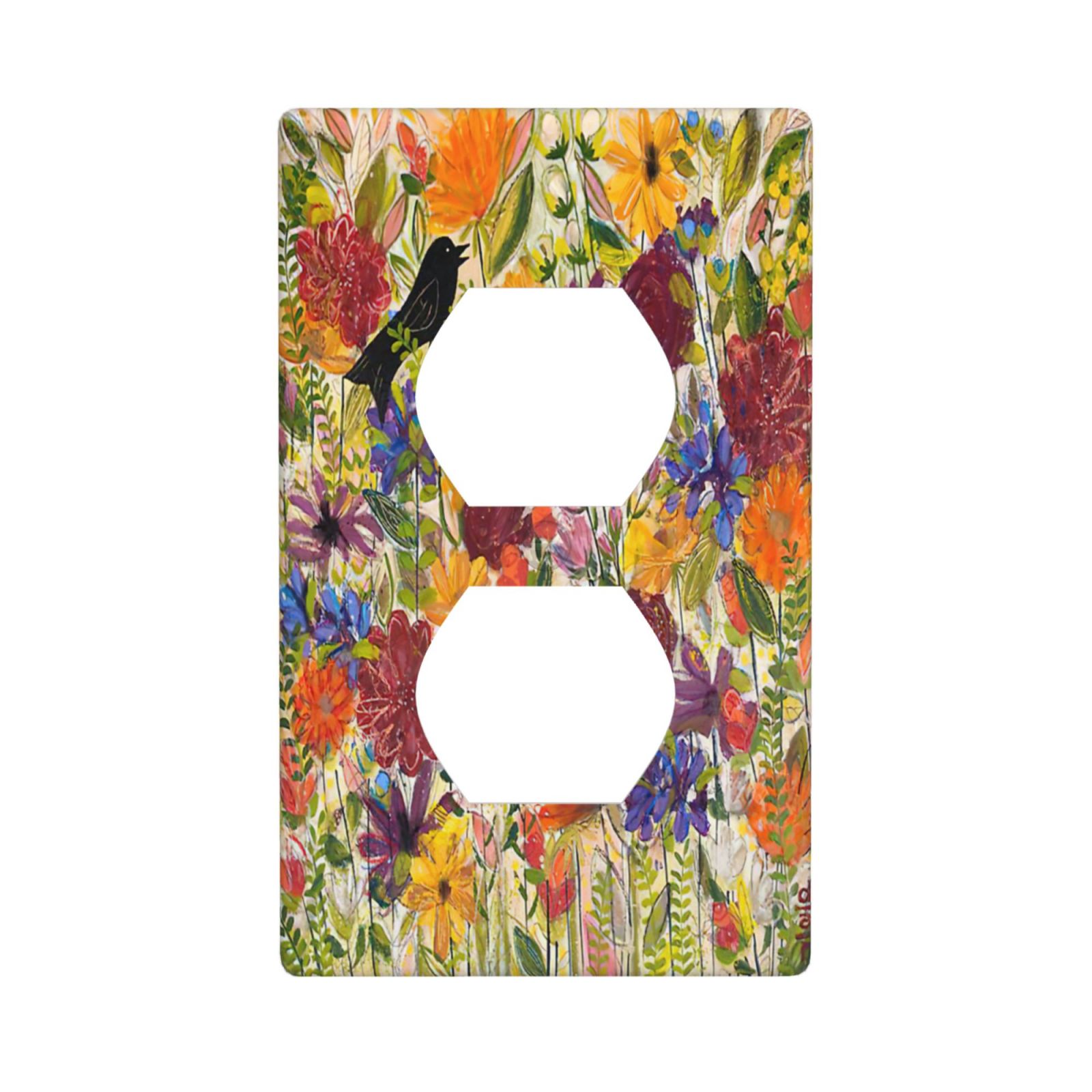 1Pcs Beautiful summer evening Wall Plates decorative light switch cover plate Light Switch Cover Plate Decorative Wall Plate outlet covers wall plate
