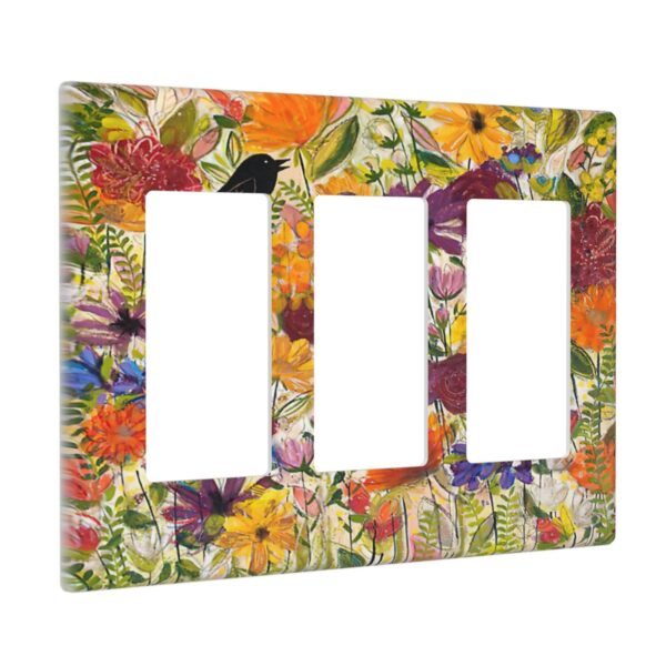 1Pcs Beautiful summer evening Wall Plates decorative light switch cover plate Light Switch Cover Plate Decorative Wall Plate outlet covers wall plate - Image 2