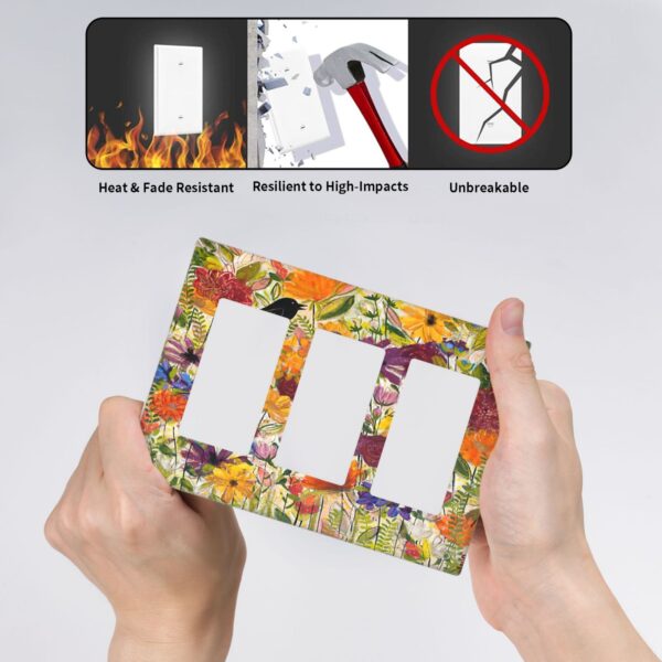 1Pcs Beautiful summer evening Wall Plates decorative light switch cover plate Light Switch Cover Plate Decorative Wall Plate outlet covers wall plate - Image 5