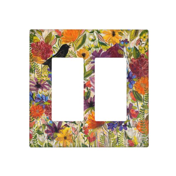 1Pcs Beautiful summer evening Wall Plates decorative light switch cover plate Light Switch Cover Plate Decorative Wall Plate outlet covers wall plate