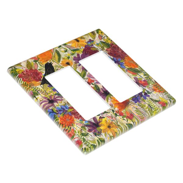 1Pcs Beautiful summer evening Wall Plates decorative light switch cover plate Light Switch Cover Plate Decorative Wall Plate outlet covers wall plate - Image 2