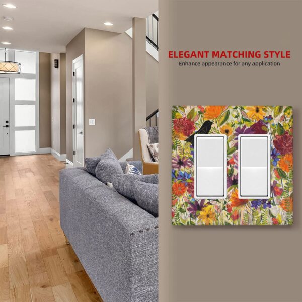 1Pcs Beautiful summer evening Wall Plates decorative light switch cover plate Light Switch Cover Plate Decorative Wall Plate outlet covers wall plate - Image 6