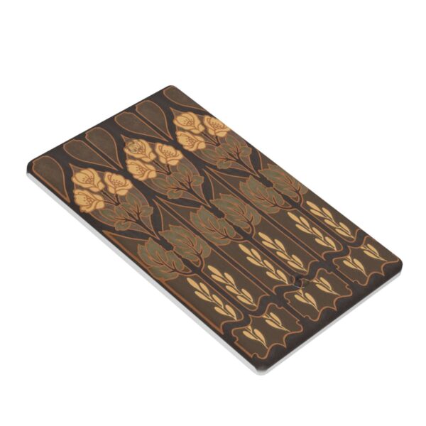 1Pcs Art Nouveau floral pattern coffee Wall Plates decorative light switch cover plate Light Switch Cover Plate Decorative Wall Plate outlet covers wall plate - Image 3