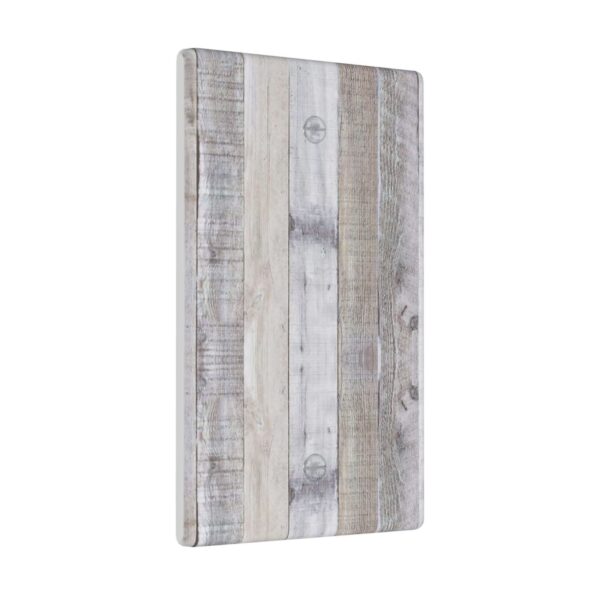 1Pcs White Gray Wood Wooden Grain Wall Plates decorative light switch cover plate Light Switch Cover Plate Decorative Wall Plate outlet covers wall plate - Image 3