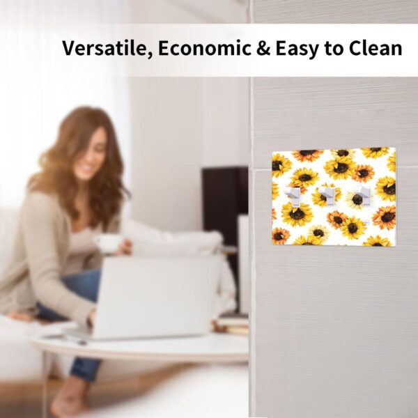 1Pcs sunflower Light Switch Plate  Wall Plate Cover Decorative  Switch Cover Plate  Switch Plates And Outlet Covers  Outlet Covers  Wall Plate Cover Decorative - Image 4