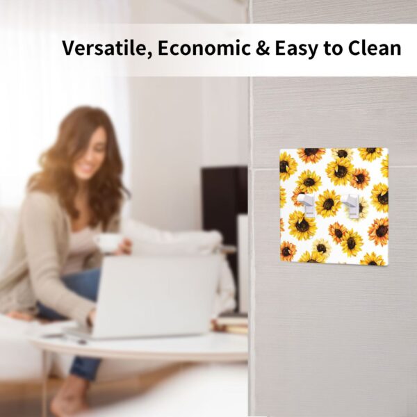 1Pcs sunflower Light Switch Plate  Wall Plate Cover Decorative  Switch Cover Plate  Switch Plates And Outlet Covers  Outlet Covers  Wall Plate Cover Decorative - Image 4