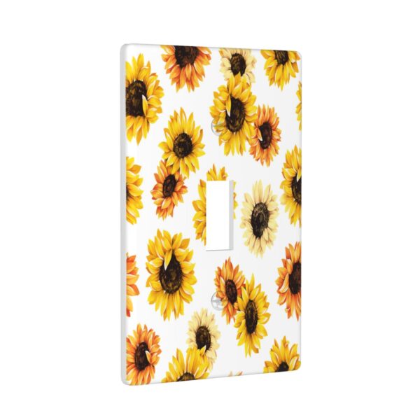 1Pcs sunflower Light Switch Plate  Wall Plate Cover Decorative  Switch Cover Plate  Switch Plates And Outlet Covers  Outlet Covers  Wall Plate Cover Decorative - Image 2