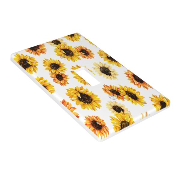 1Pcs sunflower Light Switch Plate  Wall Plate Cover Decorative  Switch Cover Plate  Switch Plates And Outlet Covers  Outlet Covers  Wall Plate Cover Decorative - Image 3
