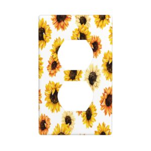 1Pcs sunflower Light Switch Plate  Wall Plate Cover Decorative  Switch Cover Plate  Switch Plates And Outlet Covers  Outlet Covers  Wall Plate Cover Decorative