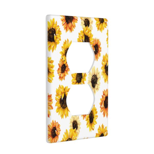 1Pcs sunflower Light Switch Plate  Wall Plate Cover Decorative  Switch Cover Plate  Switch Plates And Outlet Covers  Outlet Covers  Wall Plate Cover Decorative - Image 3