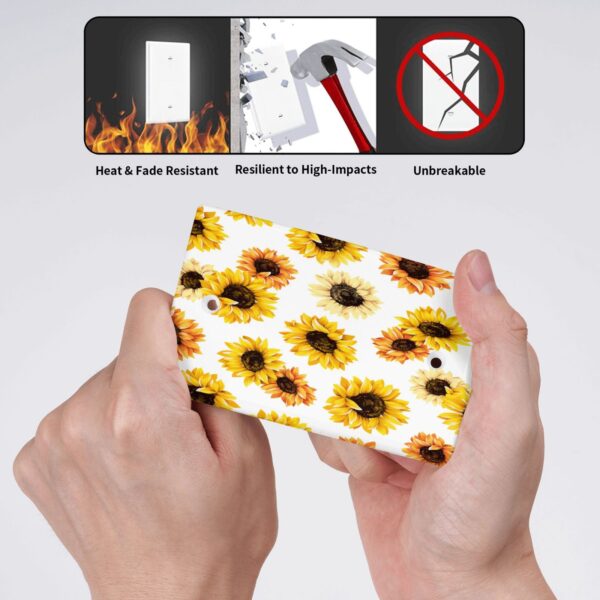 1Pcs sunflower Light Switch Plate  Wall Plate Cover Decorative  Switch Cover Plate  Switch Plates And Outlet Covers  Outlet Covers  Wall Plate Cover Decorative - Image 6