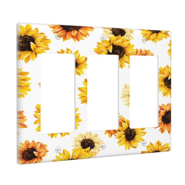 1Pcs sunflower Light Switch Plate  Wall Plate Cover Decorative  Switch Cover Plate  Switch Plates And Outlet Covers  Outlet Covers  Wall Plate Cover Decorative - Image 2