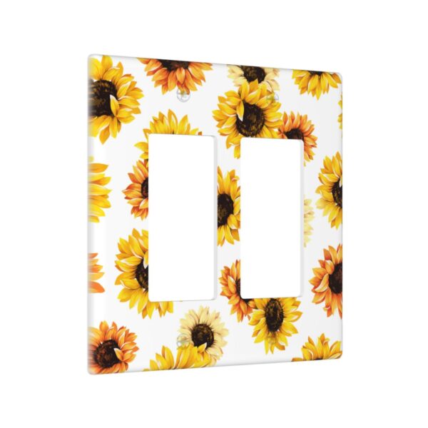 1Pcs sunflower Light Switch Plate  Wall Plate Cover Decorative  Switch Cover Plate  Switch Plates And Outlet Covers  Outlet Covers  Wall Plate Cover Decorative - Image 3