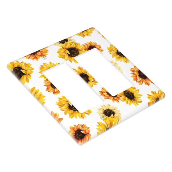1Pcs sunflower Light Switch Plate  Wall Plate Cover Decorative  Switch Cover Plate  Switch Plates And Outlet Covers  Outlet Covers  Wall Plate Cover Decorative - Image 2