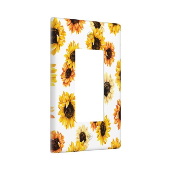 1Pcs sunflower Light Switch Plate  Wall Plate Cover Decorative  Switch Cover Plate  Switch Plates And Outlet Covers  Outlet Covers  Wall Plate Cover Decorative - Image 2