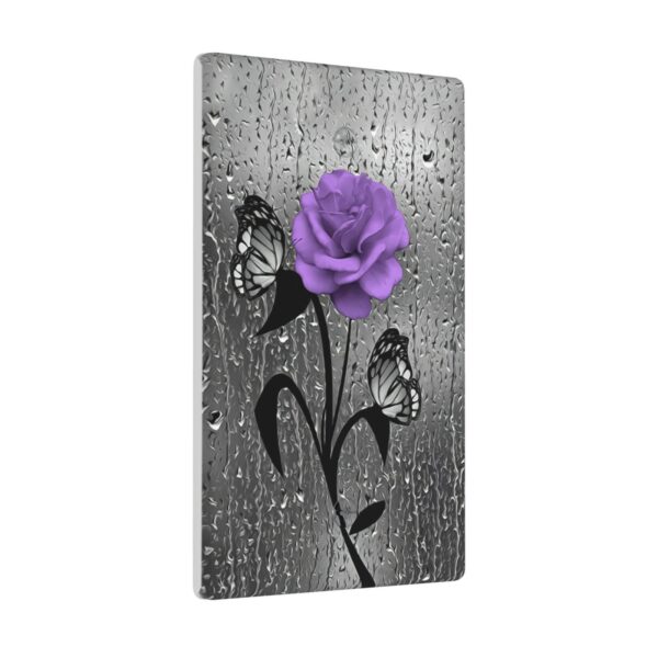 1Pcs A purple flower Switch Plates And Outlet Covers  Wall Plate Cover  Light Switch Plate  Unbreakable Polycarbonate Thermoplastic  Decorative switch and socket covers for home kitchen decoration - Image 2