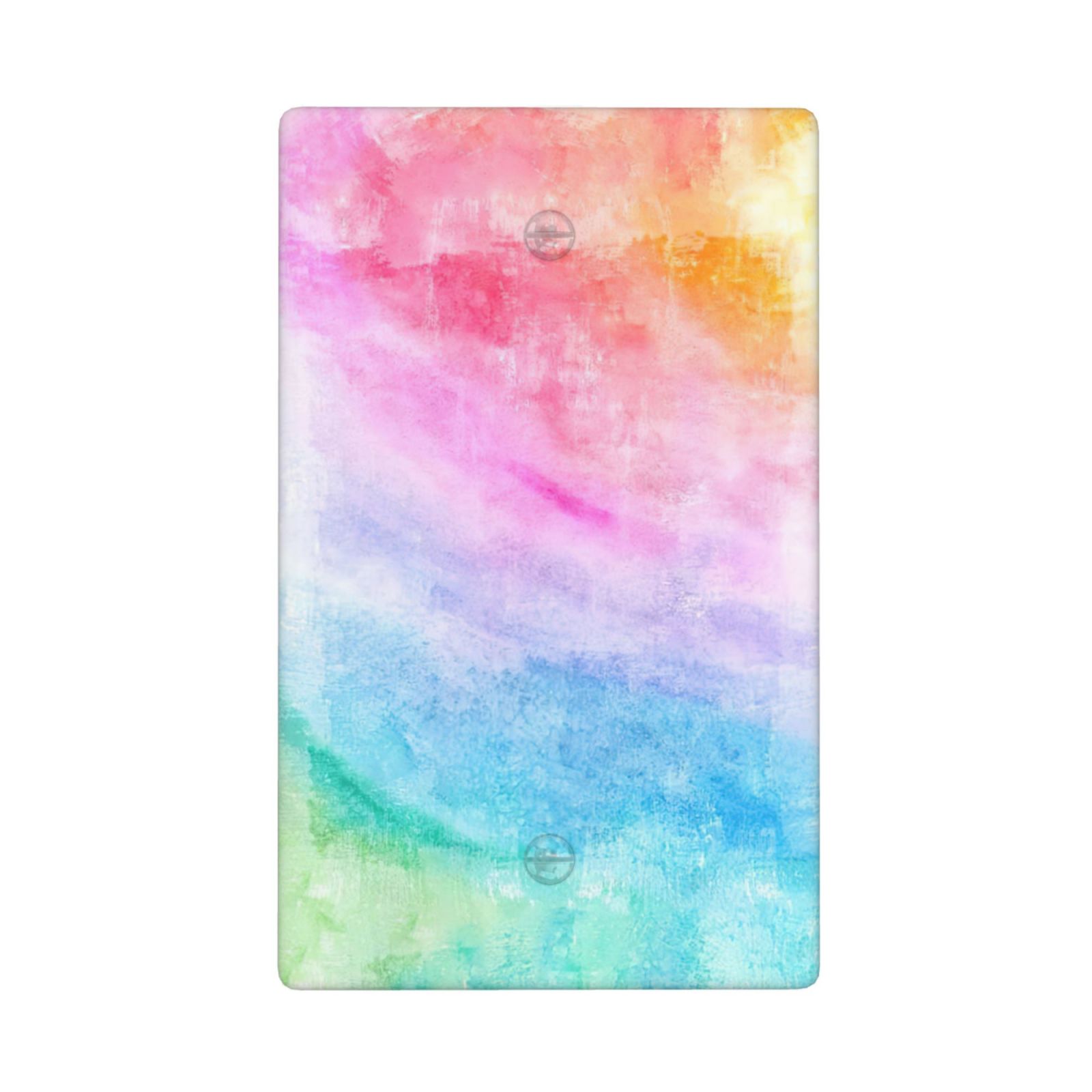 1Pcs Abstract Watercolor Art Switch Plates And Outlet Covers Wall Plate Cover Light Switch Plate Unbreakable Polycarbonate Thermoplastic Decorative switch and socket covers for home kitchen decoration