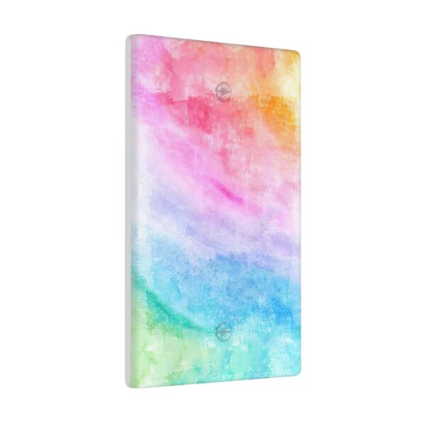 1Pcs Abstract Watercolor Art Switch Plates And Outlet Covers  Wall Plate Cover  Light Switch Plate  Unbreakable Polycarbonate Thermoplastic  Decorative switch and socket covers for home kitchen decoration - Image 3