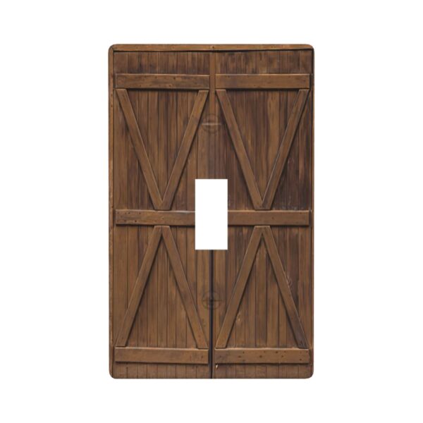 1Pcs Farmhouse Rustic Wooden Switch Plates And Outlet Covers  Wall Plate Cover  Light Switch Plate  Unbreakable Polycarbonate Thermoplastic  Decorative switch and socket covers for home kitchen decoration