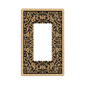 1Pcs French pattern Switch Plates And Outlet Covers  Wall Plate Cover  Light Switch Plate  Unbreakable Polycarbonate Thermoplastic  Decorative switch and socket covers for home kitchen decoration