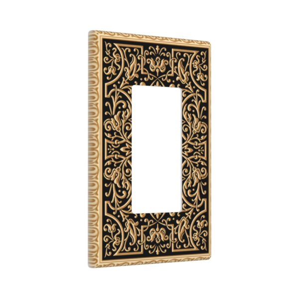 1Pcs French pattern Switch Plates And Outlet Covers  Wall Plate Cover  Light Switch Plate  Unbreakable Polycarbonate Thermoplastic  Decorative switch and socket covers for home kitchen decoration - Image 3