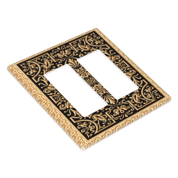 1Pcs French pattern Switch Plates And Outlet Covers  Wall Plate Cover  Light Switch Plate  Unbreakable Polycarbonate Thermoplastic  Decorative switch and socket covers for home kitchen decoration - Image 3
