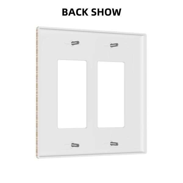 1Pcs French pattern Switch Plates And Outlet Covers  Wall Plate Cover  Light Switch Plate  Unbreakable Polycarbonate Thermoplastic  Decorative switch and socket covers for home kitchen decoration - Image 2