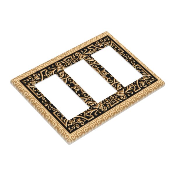 1Pcs French pattern Switch Plates And Outlet Covers  Wall Plate Cover  Light Switch Plate  Unbreakable Polycarbonate Thermoplastic  Decorative switch and socket covers for home kitchen decoration - Image 3