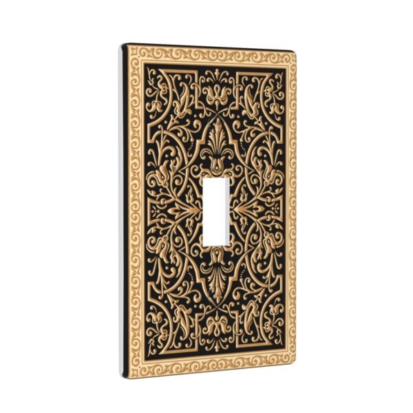 1Pcs French pattern Switch Plates And Outlet Covers  Wall Plate Cover  Light Switch Plate  Unbreakable Polycarbonate Thermoplastic  Decorative switch and socket covers for home kitchen decoration - Image 3