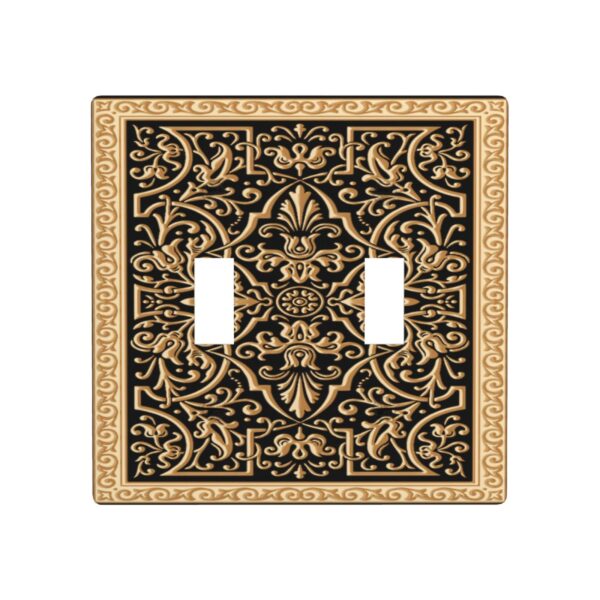 1Pcs French pattern Switch Plates And Outlet Covers  Wall Plate Cover  Light Switch Plate  Unbreakable Polycarbonate Thermoplastic  Decorative switch and socket covers for home kitchen decoration