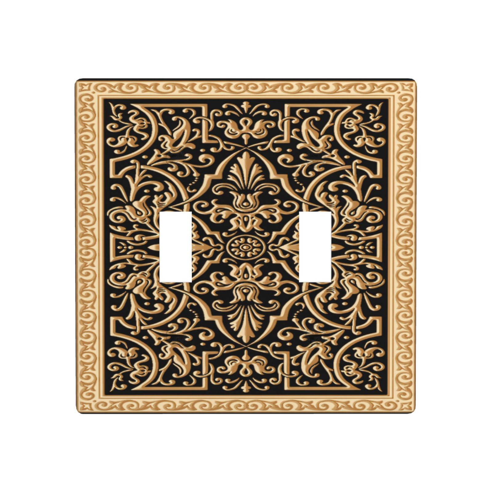 1Pcs French pattern Switch Plates And Outlet Covers  Wall Plate Cover  Light Switch Plate  Unbreakable Polycarbonate Thermoplastic  Decorative switch and socket covers for home kitchen decoration