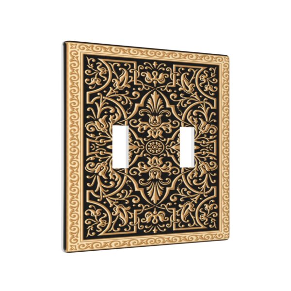 1Pcs French pattern Switch Plates And Outlet Covers  Wall Plate Cover  Light Switch Plate  Unbreakable Polycarbonate Thermoplastic  Decorative switch and socket covers for home kitchen decoration - Image 4
