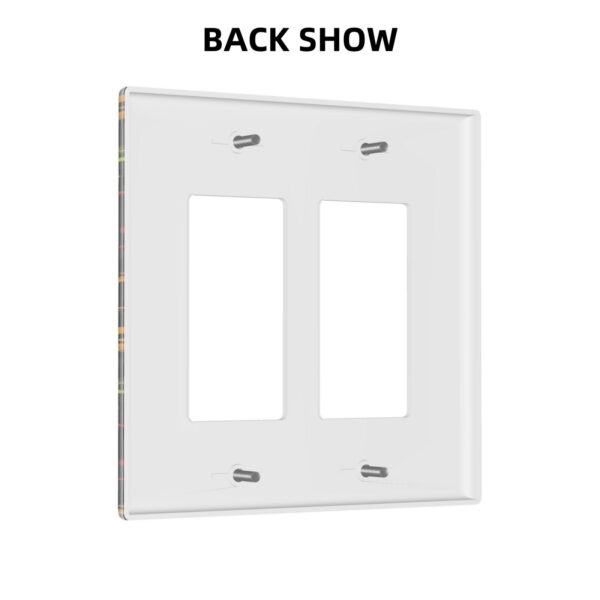 1Pcs Gamepad Switch Plates And Outlet Covers  Wall Plate Cover  Light Switch Plate  Unbreakable Polycarbonate Thermoplastic  Decorative switch and socket covers for home kitchen decoration - Image 2