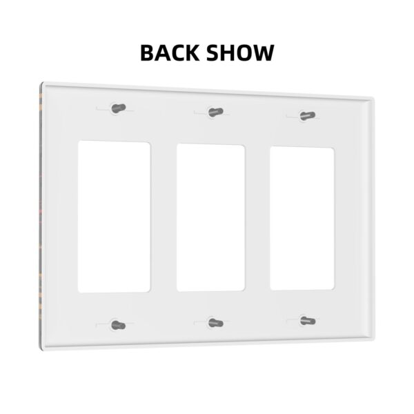 1Pcs Gamepad Switch Plates And Outlet Covers  Wall Plate Cover  Light Switch Plate  Unbreakable Polycarbonate Thermoplastic  Decorative switch and socket covers for home kitchen decoration - Image 2