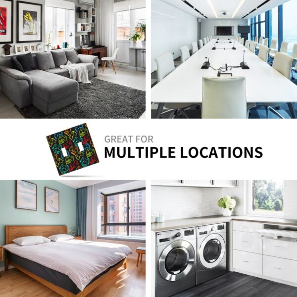 1Pcs Gamepad Switch Plates And Outlet Covers  Wall Plate Cover  Light Switch Plate  Unbreakable Polycarbonate Thermoplastic  Decorative switch and socket covers for home kitchen decoration - Image 6