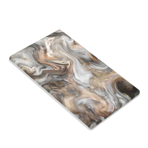 1Pcs Grey and Brown Swirl Marble - Granite Print Switch Plates And Outlet Covers  Wall Plate Cover  Light Switch Plate  Unbreakable Polycarbonate Thermoplastic  Decorative switch and socket covers for home kitchen decoration - Image 2
