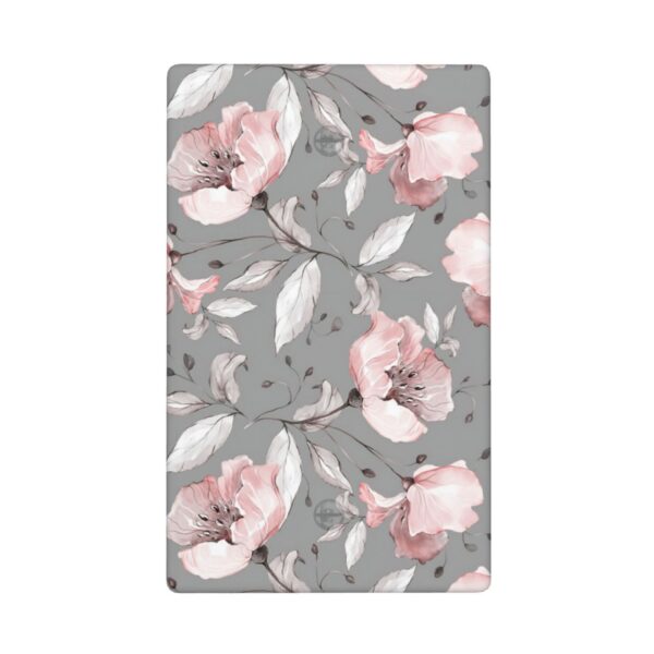 1Pcs Grey and pink floral decoration Wall Switch Cover Plate  Wall Plate Cover  Outlet Covers Wall Plate  For bedroom room decoration