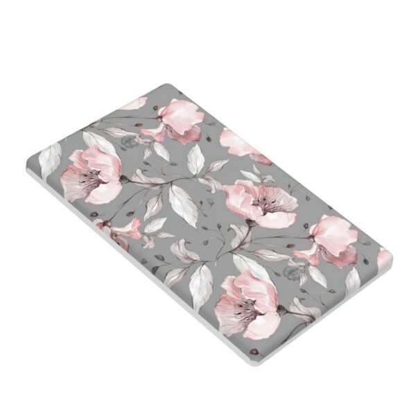 1Pcs Grey and pink floral decoration Wall Switch Cover Plate  Wall Plate Cover  Outlet Covers Wall Plate  For bedroom room decoration - Image 2