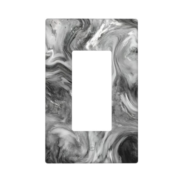 1Pcs Grey Swirl Marble - Granite Print Wall Switch Cover Plate  Wall Plate Cover  Outlet Covers Wall Plate  For bedroom room decoration